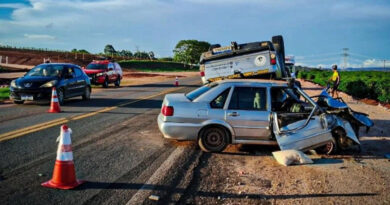 Arceburgo: Acidente grave deixam dois feridos na rodovia MG 449